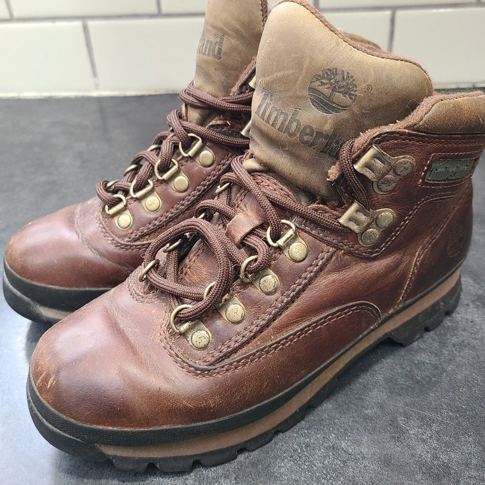 Timberland Leather Boys size 6 boots - Picture 1 of 5